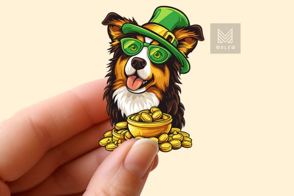 Download St Patrick's Day Dog Sticker PNG - Dog sticker png Collection
