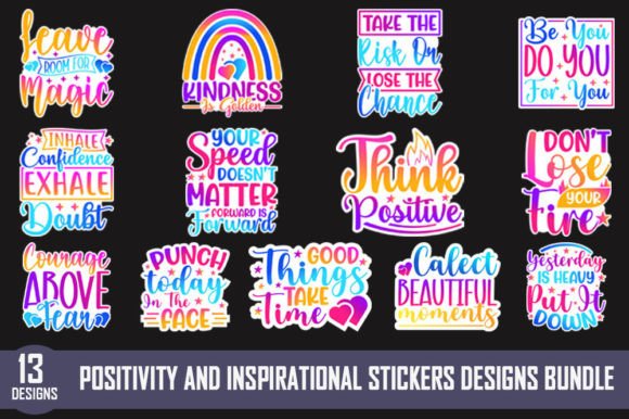 Download Positivity and Inspirational Stickers - Inspiration Collection