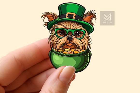 Download St Patrick's Day Dog Sticker PNG - Dog sticker png Collection