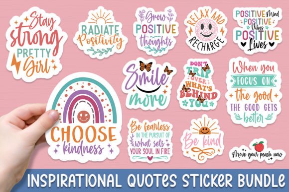 Download Inspirational Quotes Sticker Bundle - Inspiration Collection