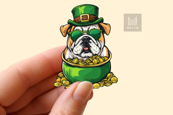 Download St Patrick's Day Dog Sticker PNG - Dog sticker png Collection