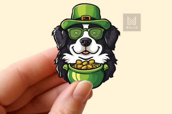 Download St Patrick's Day Dog Sticker PNG - Dog sticker png Collection