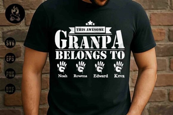 Download Personalized Awesome Grandpa Belongs Svg - Personalized Collection