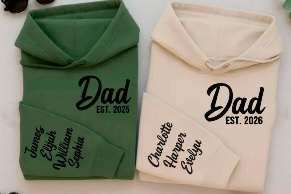 Download Personalized Dad Hoodie, Custom Dad Est - Personalized Collection