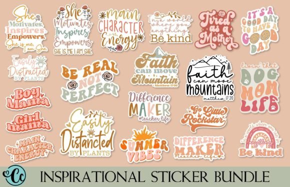 Download Inspirational Digital Sticker Bundle - Inspiration Collection