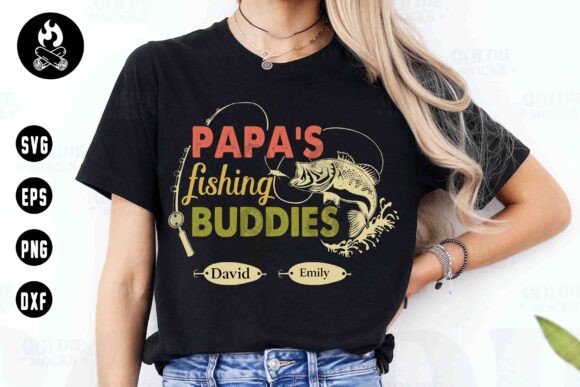 Download Personalized Papa’s Fishing Buddies SVG - Personalized Collection