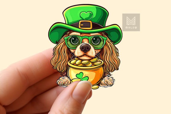 Download St Patrick's Day Dog Sticker PNG - Dog sticker png Collection