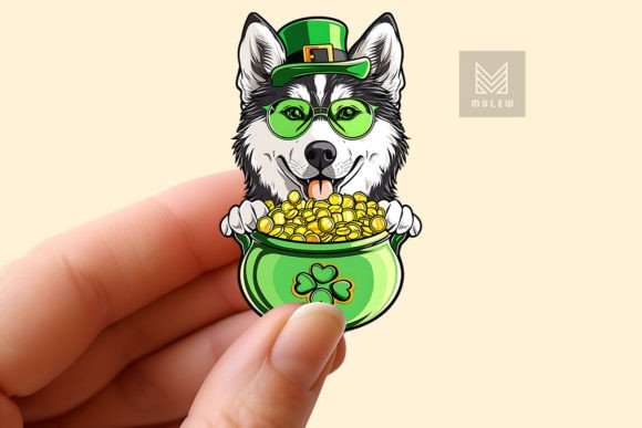 Download St Patrick's Day Dog Sticker PNG - Dog sticker png Collection