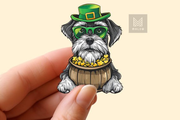 Download St Patrick's Day Dog Sticker PNG - Dog sticker png Collection